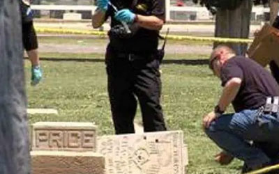 悲剧！女子在公墓清扫，被巨大墓碑砸死